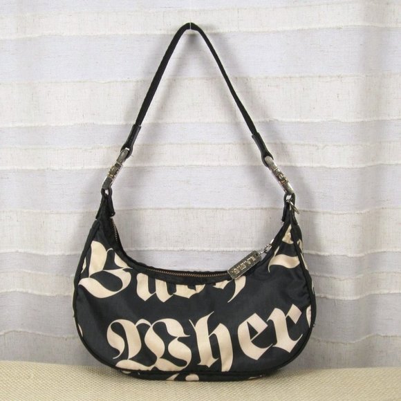 L.A.M.B. for Lesportsac 2nd Edition Black Small Hella Hobo w/Charm Gwen Stefani - Picture 1 of 10